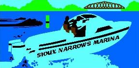 Sioux Narrows Marina Home Page.